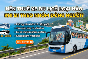 Nên thuê xe du lịch loại nào khi đi theo nhóm đông người? Bảng chọn xe 2026