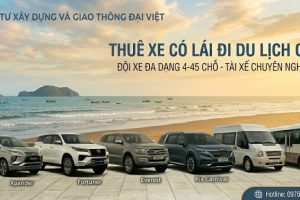 Thuê xe có lái đi du lịch Cửa Lò 2026 – Xe 7, 16 chỗ, giá tham khảo