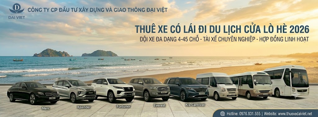 Thuê xe có lái đi du lịch Cửa Lò