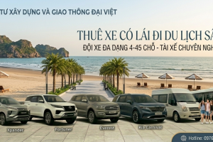 Thuê xe có lái đi du lịch Sầm Sơn 2026 – Xe 7, 16 chỗ, giá tham khảo